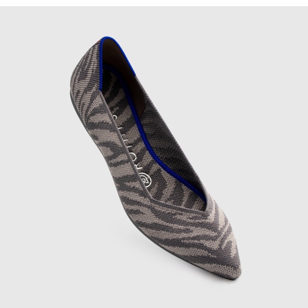 Rothy’s - The Point - Grey Zebra - 9.5